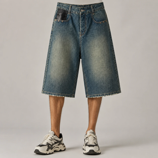 شلوارك بگ جین Chrome hearts بلند