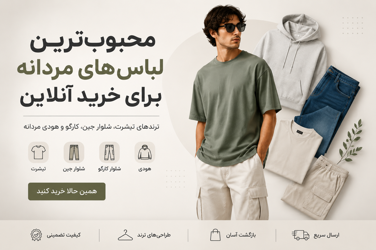 بهترین لباس‌های مردانه برای خرید آنلاین؛ این مدل‌ها را بیشتر از همه می‌خرند